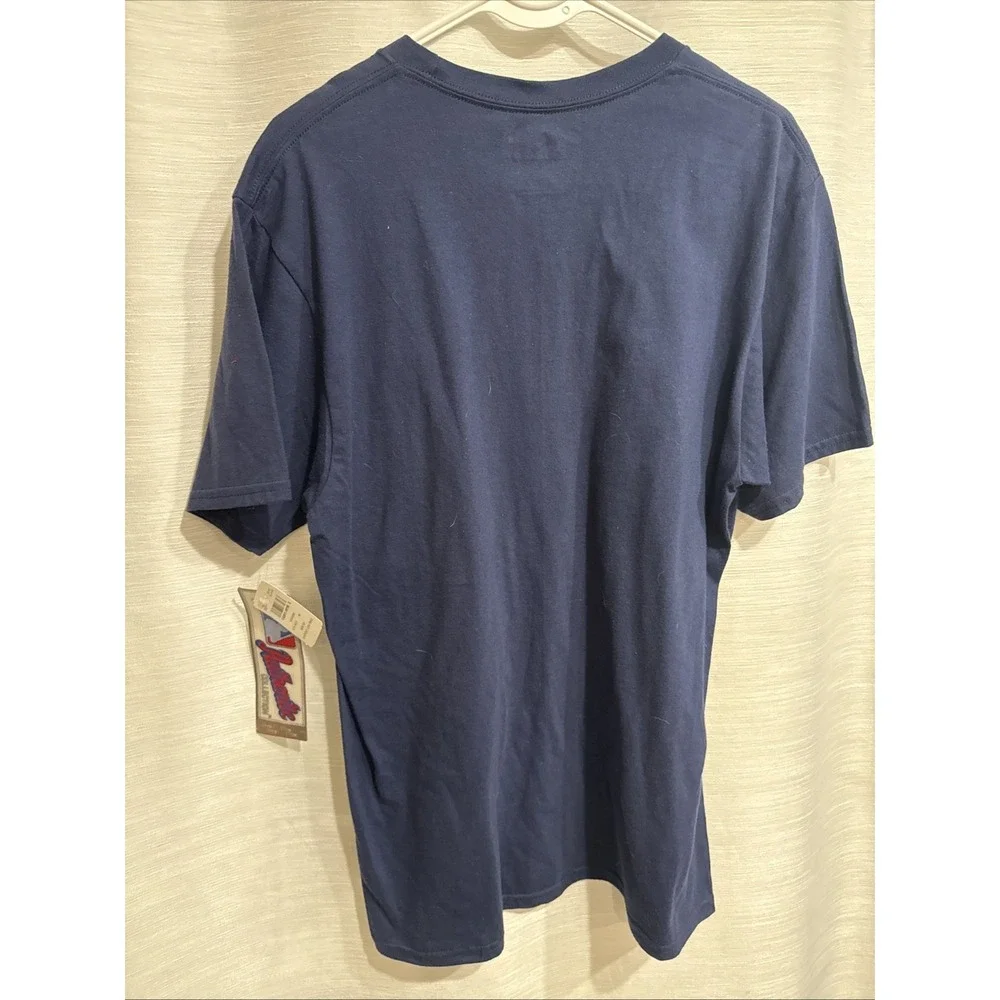 Minnesota Twins MLB Authentic Majestic Mens M Navy Short Sleeve Shirt NWT